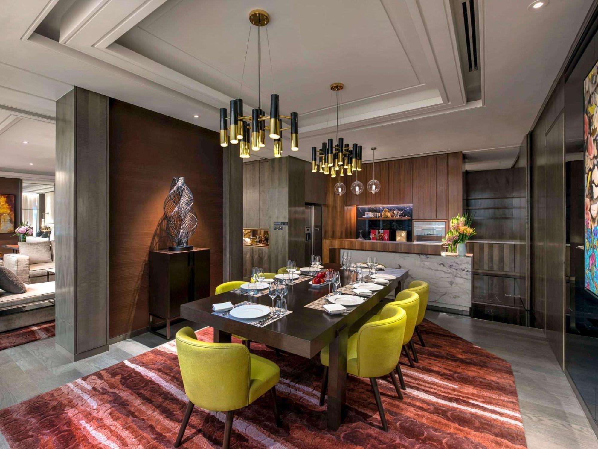 Sofitel Kuala Lumpur Damansara Hotel Exterior photo The dining room of a 3-bedroom apartment